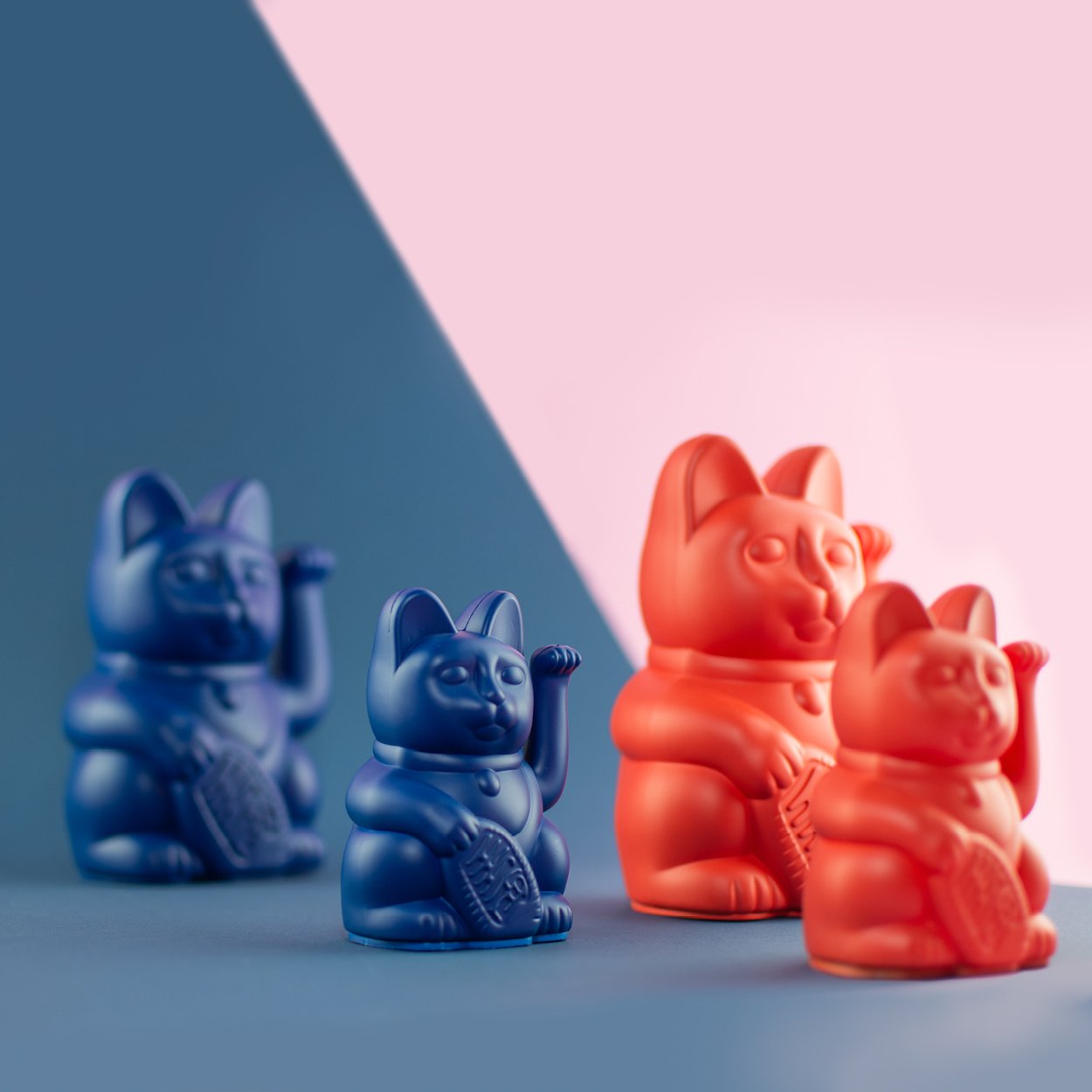 Mini Chat Chanceux Turquoise