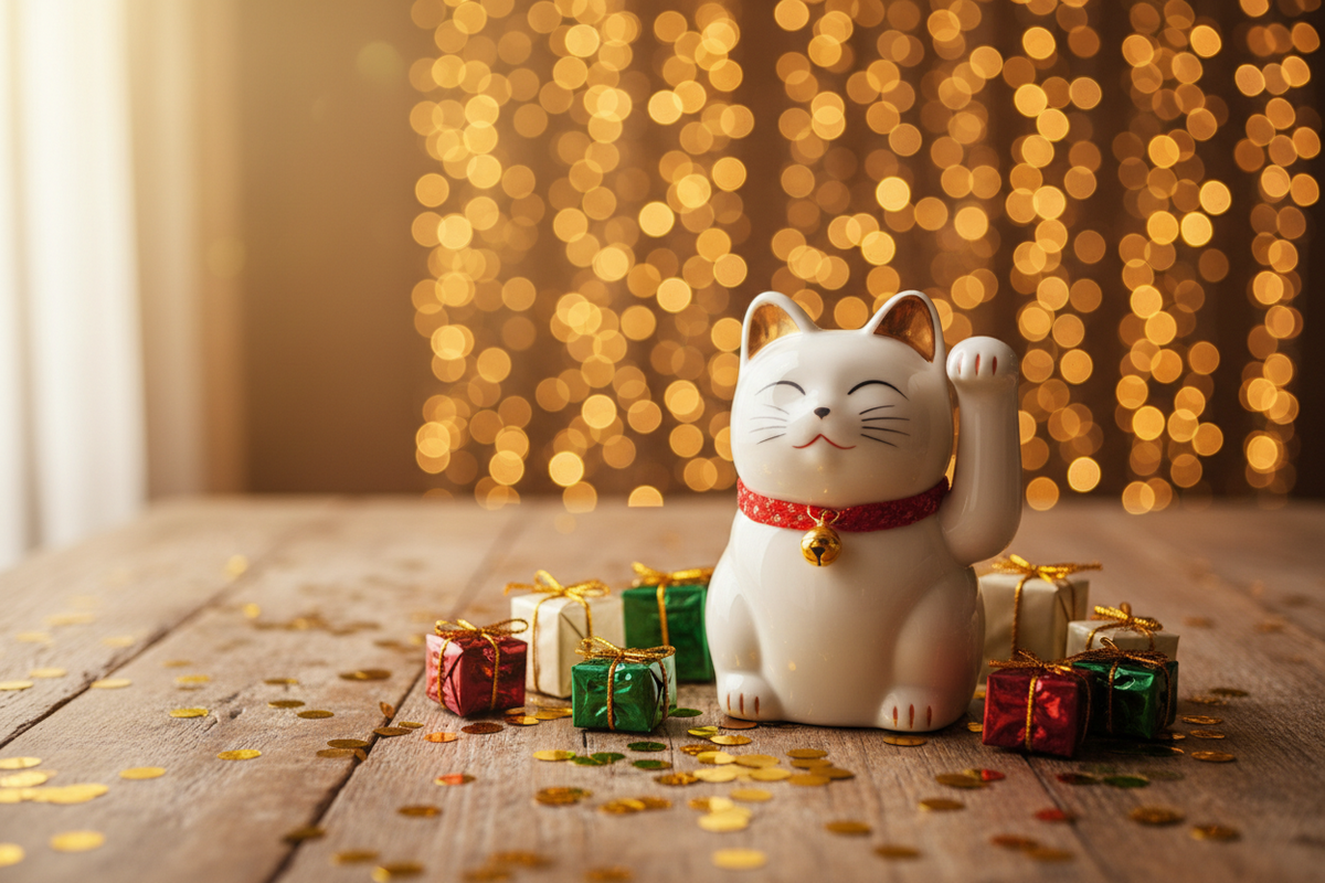 Cadeau porte-bonheur pour une crémaillère : pourquoi choisir un Maneki Neko ?