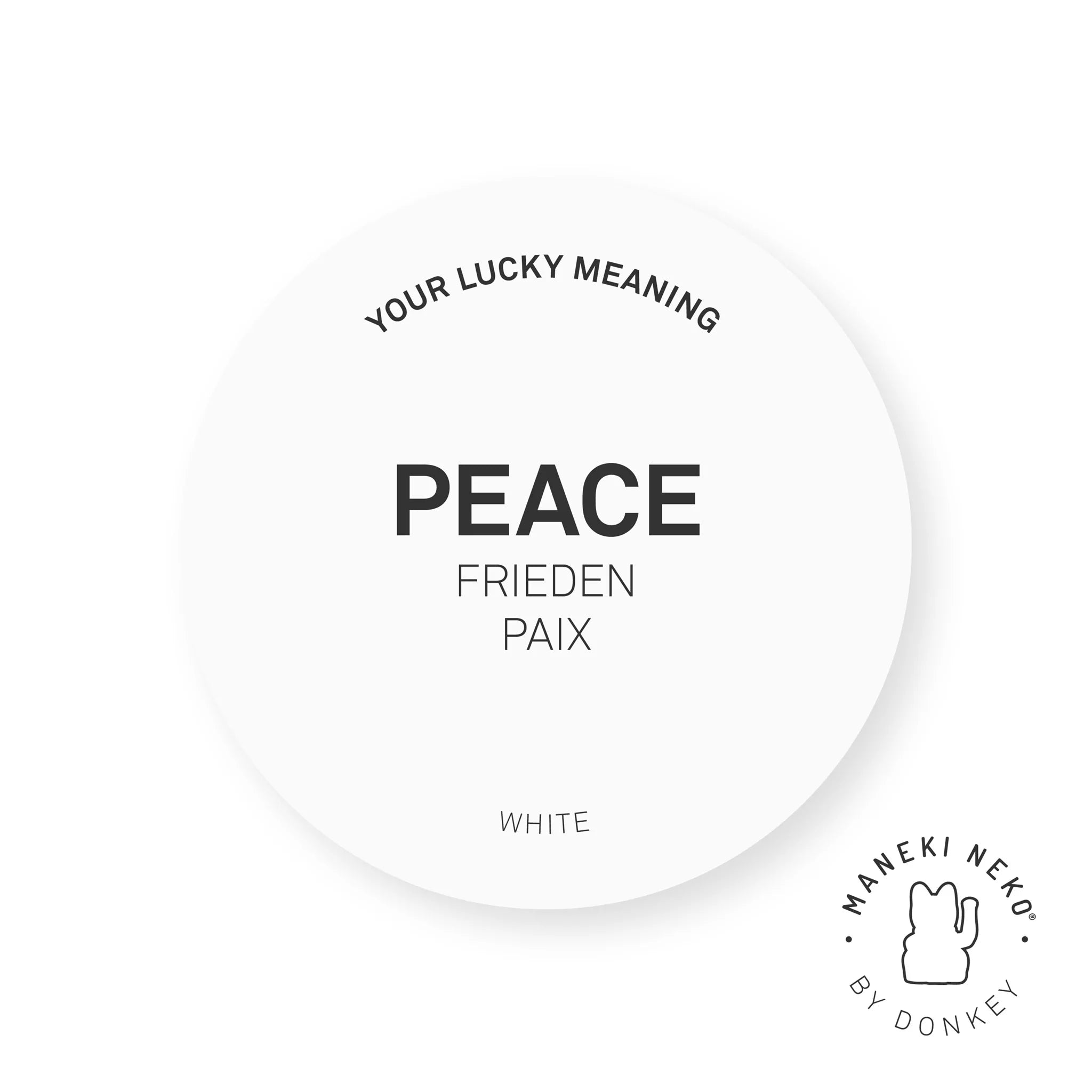 Blanc - le Chat Chanceux