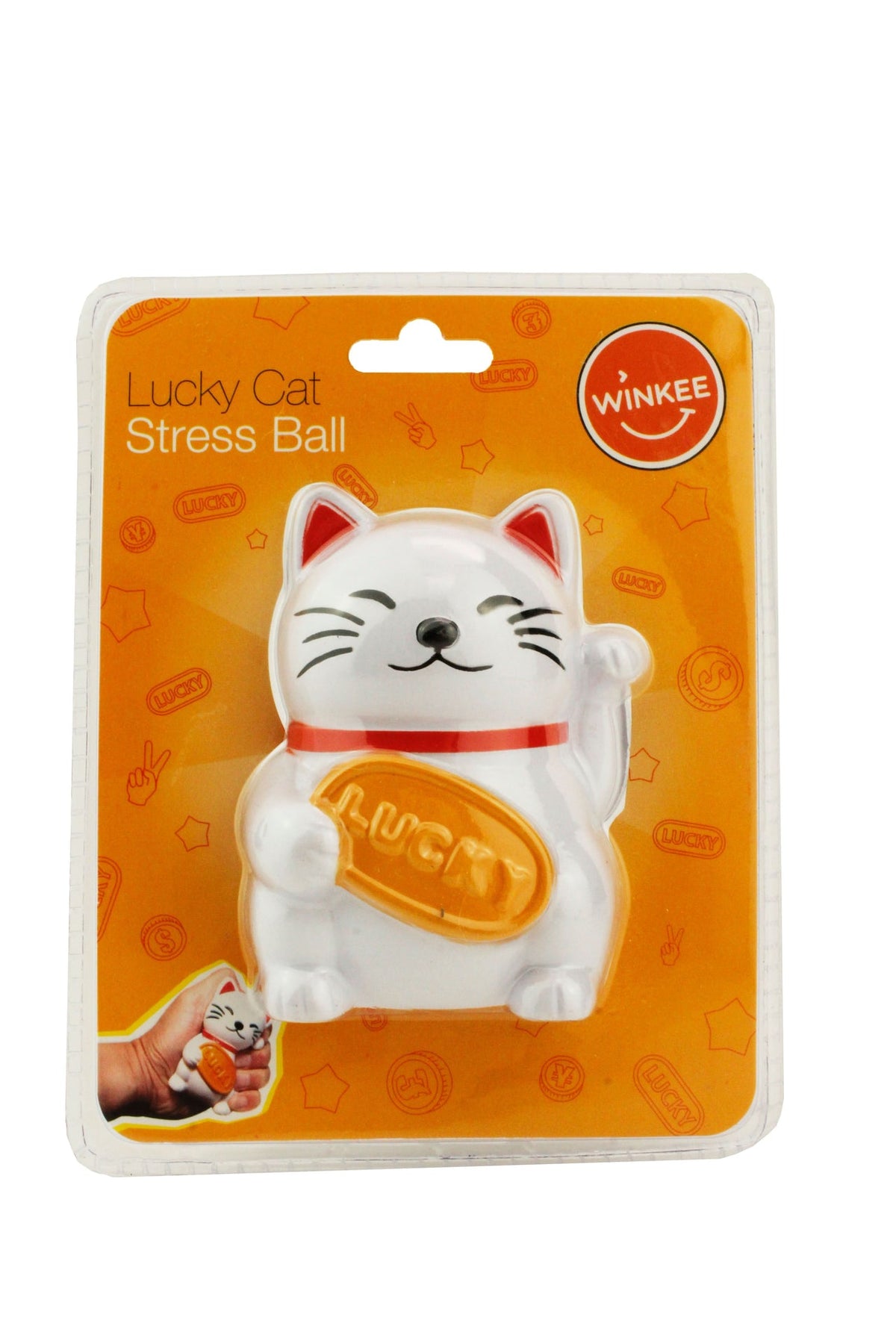 Balle anti-stress Chat Chanceux Winkee – vue 2