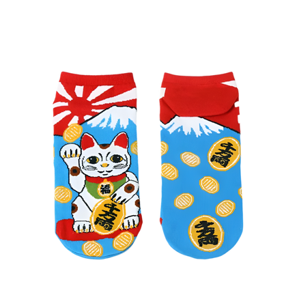 Glückliche Katzensocken