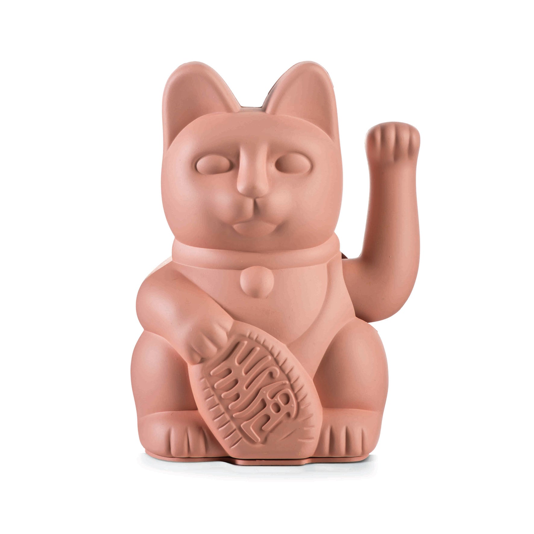 Gato de la suerte rosa