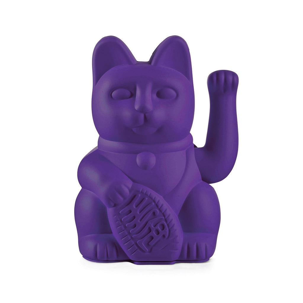Purple Lucky Cat Maneki Neko