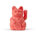 Mini gatto fortunato arancione solare al neon