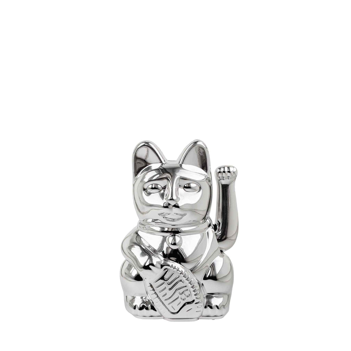 Mini Chat Chanceux Argent Brillant “Nova” – Donkey Products