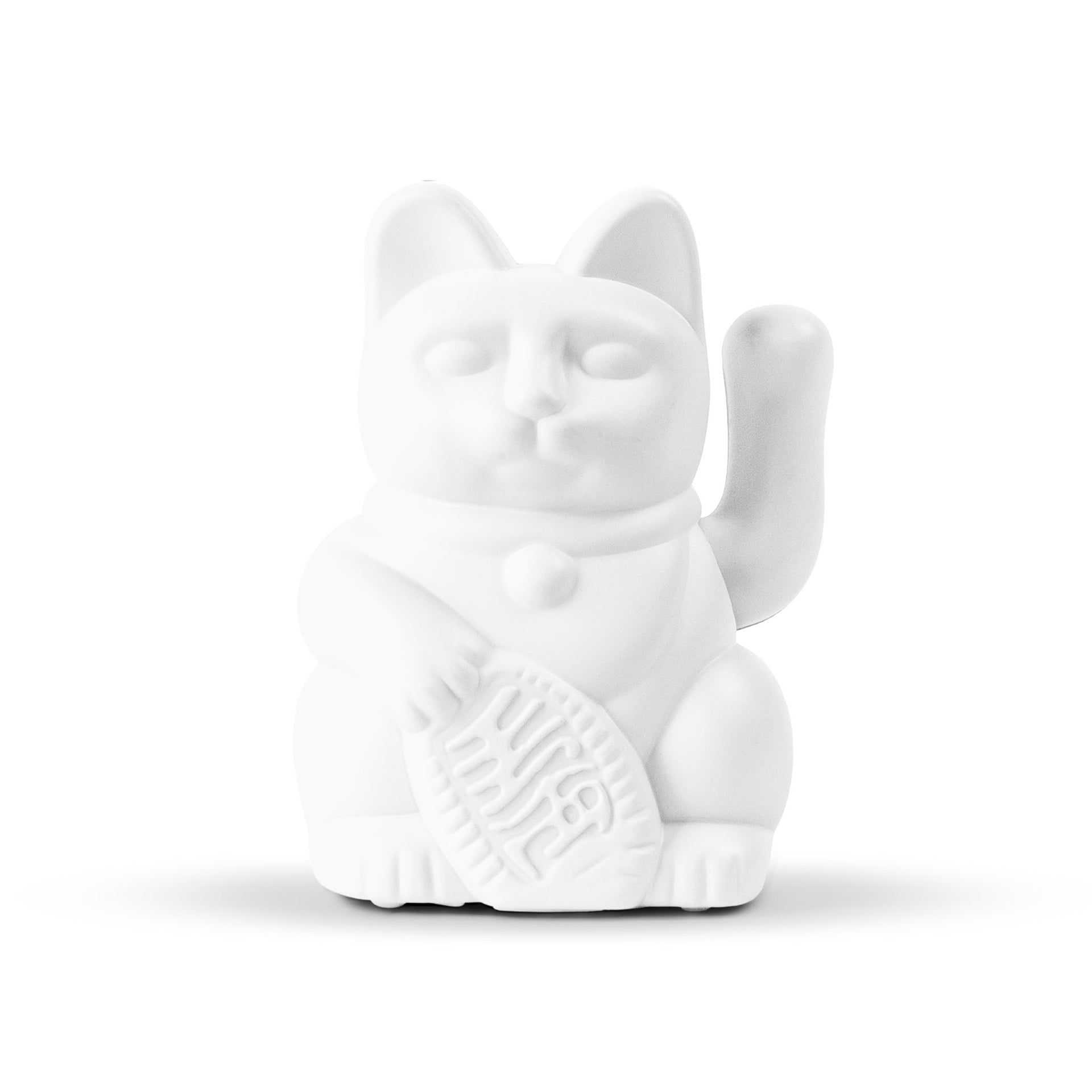 Mini Lucky Solar Weiße Katze „Shiora“
