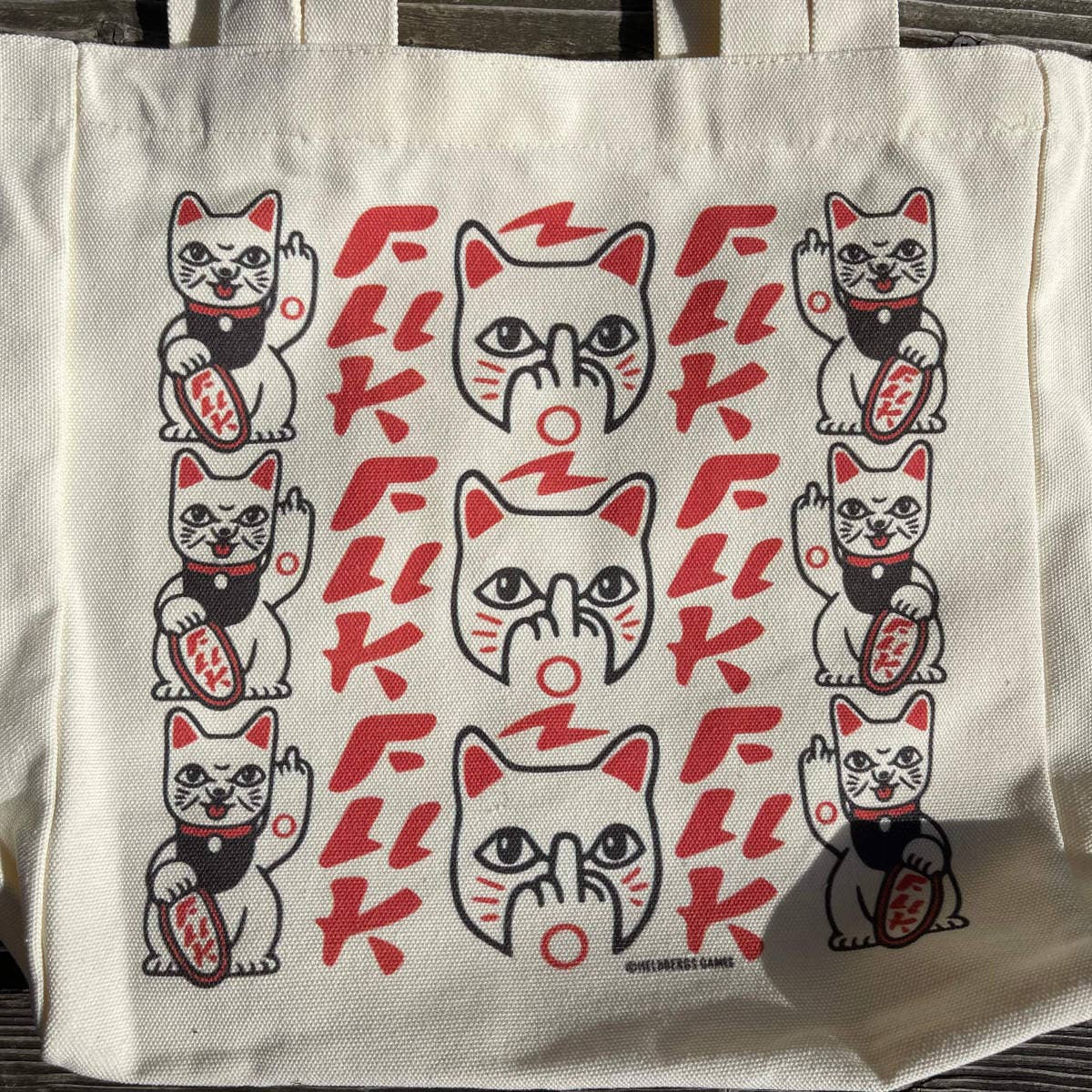 Tote Bag « Fuck you - Maneki Neko »