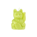 bougie chat chanceux vert clair donkey