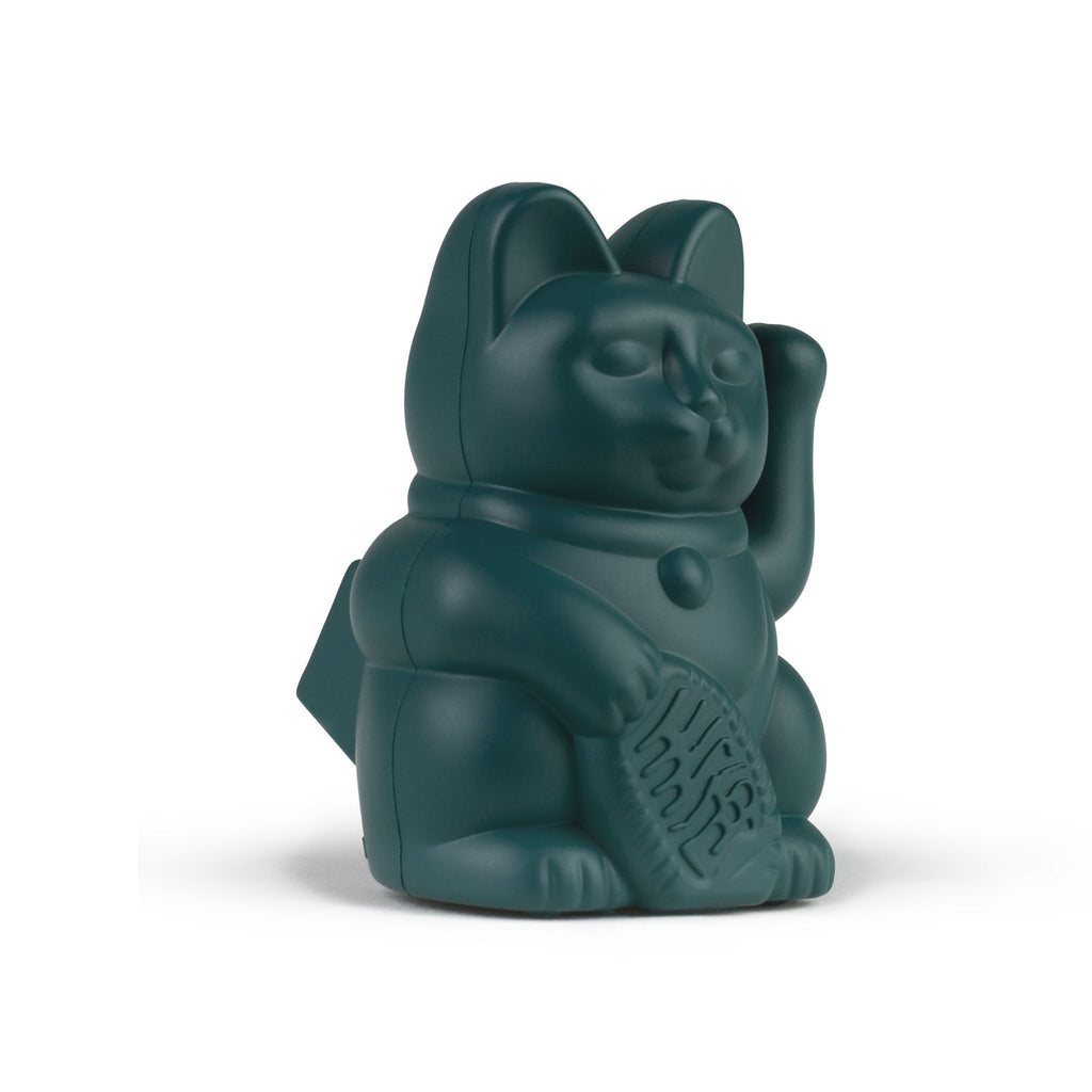 Mini gatto portafortuna verde solare
