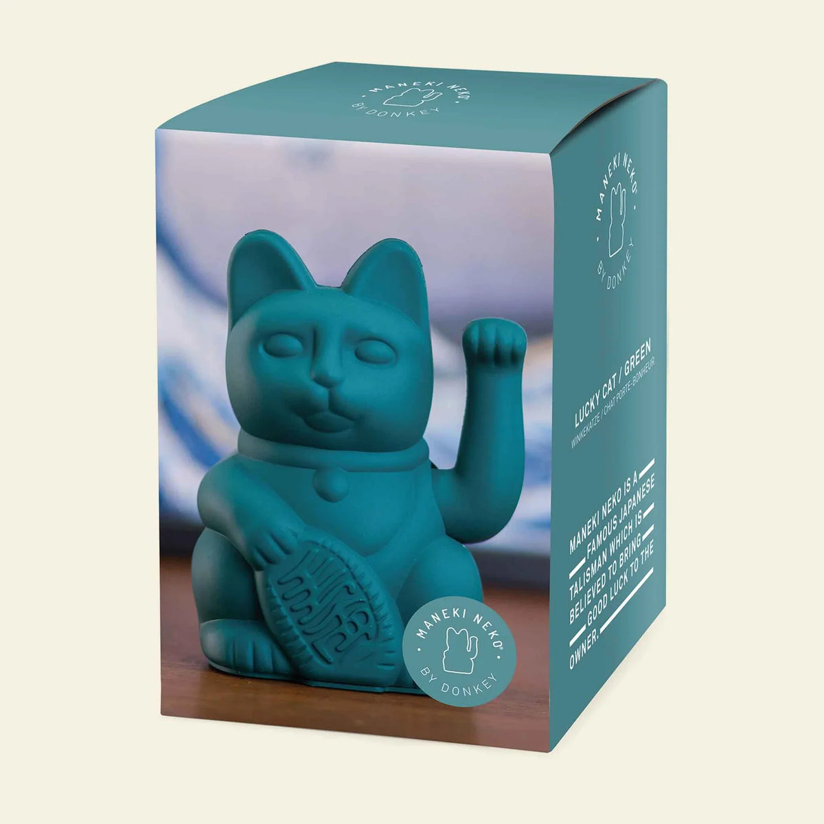 Chat Chanceux Vert – visuel produit