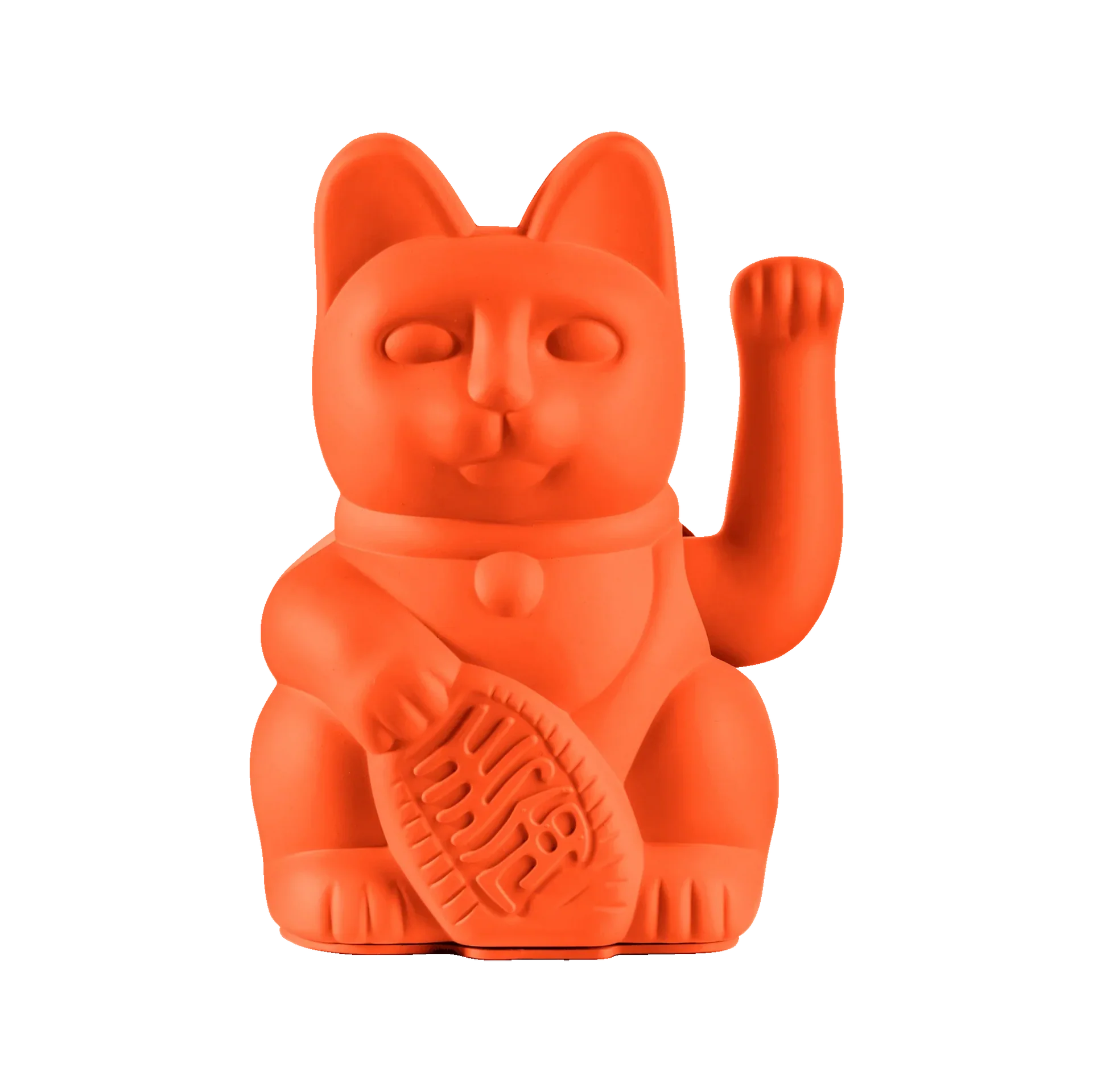 Chat Chanceux Orange Néon - le Chat Chanceux