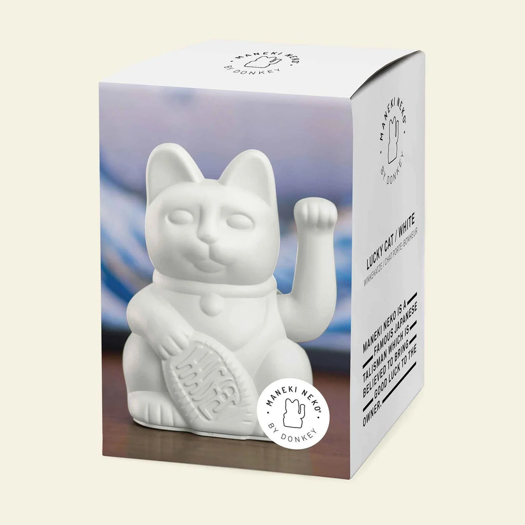 Chat Chanceux Blanc – visuel produit