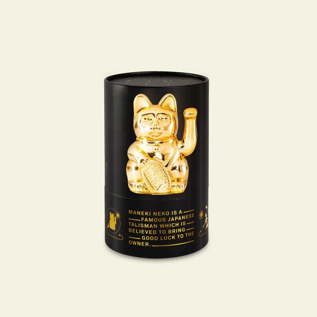Glossy Gold Lucky Cat Maneki Neko