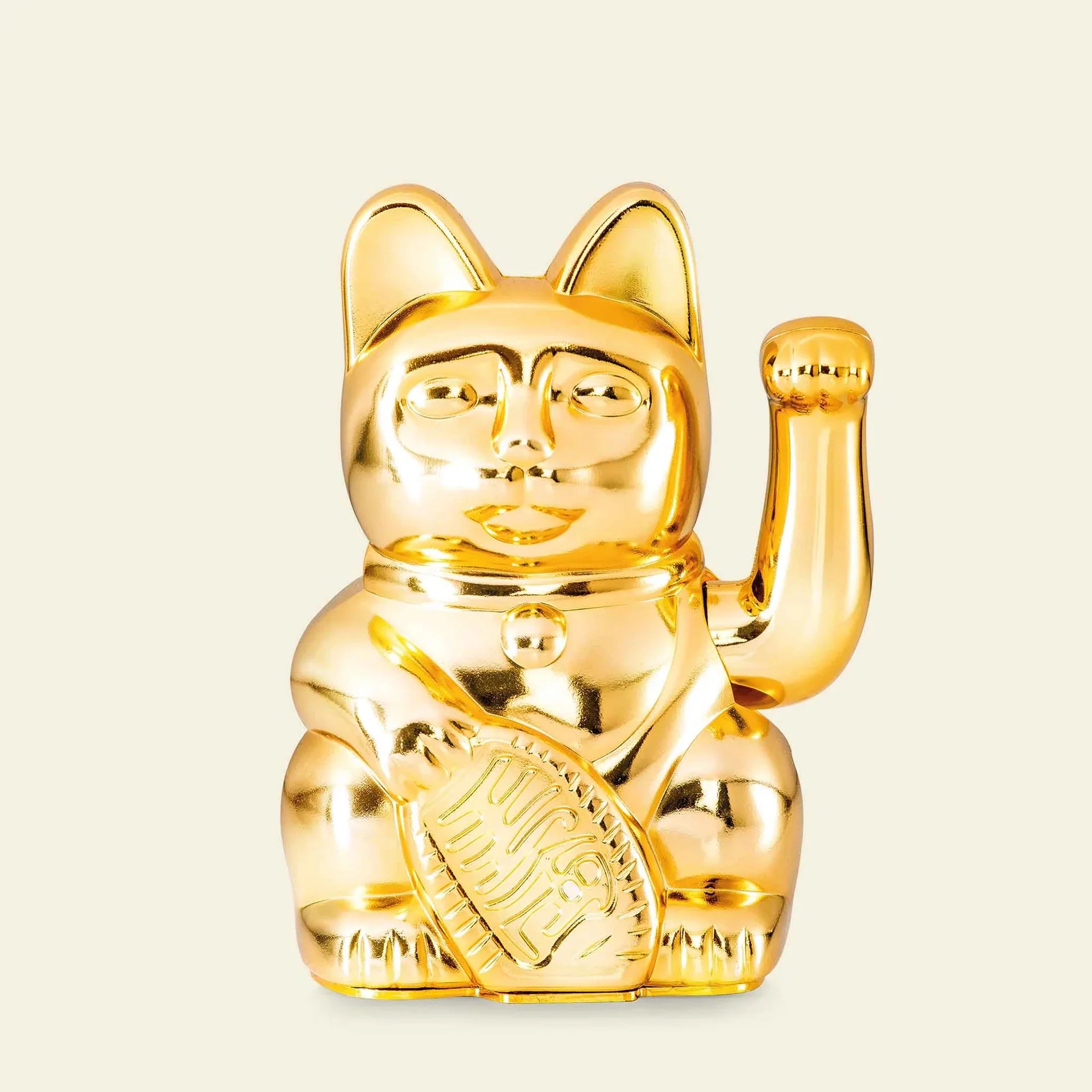 Glossy Gold Lucky Cat Maneki Neko