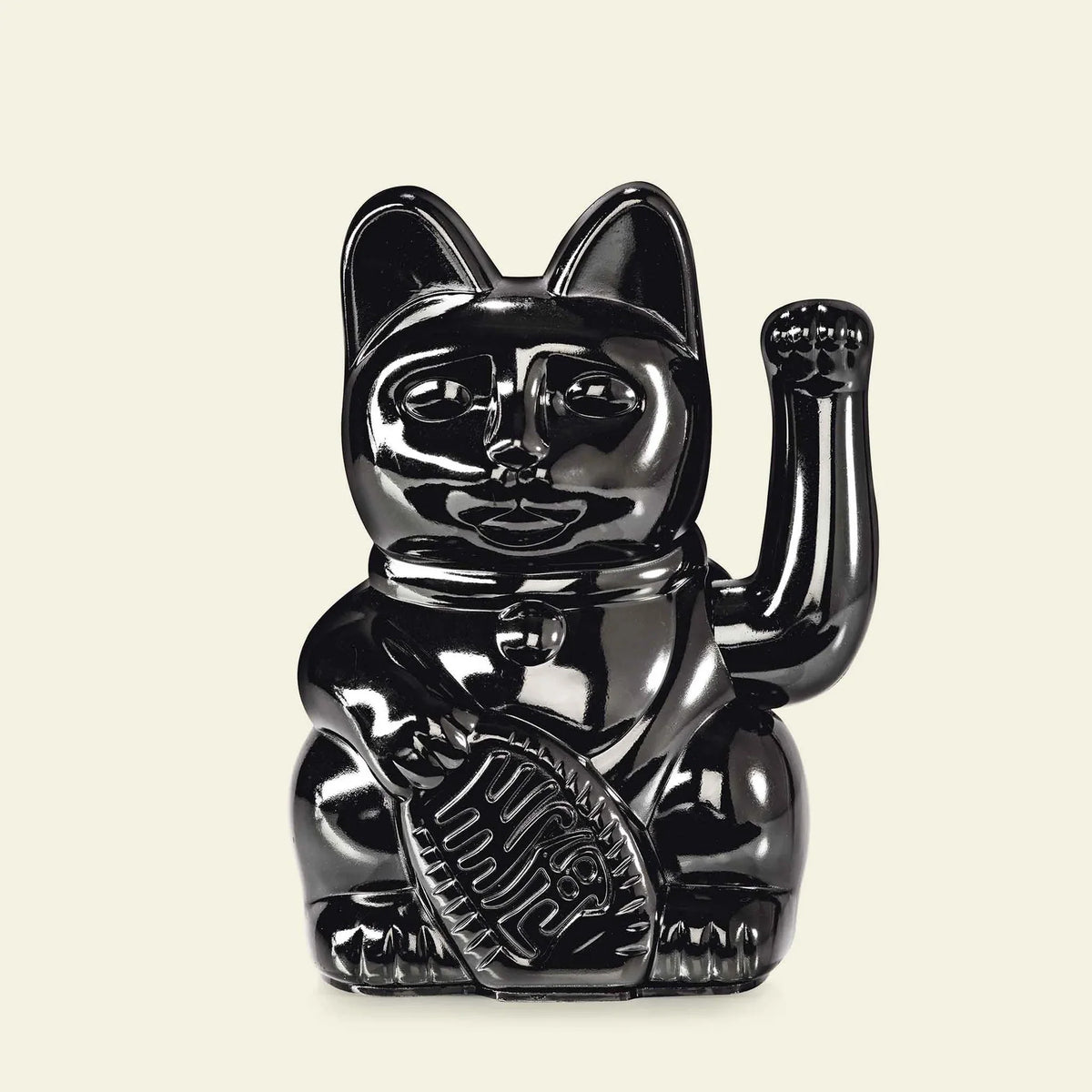 Shiny Black Lucky Cat "Basira"
