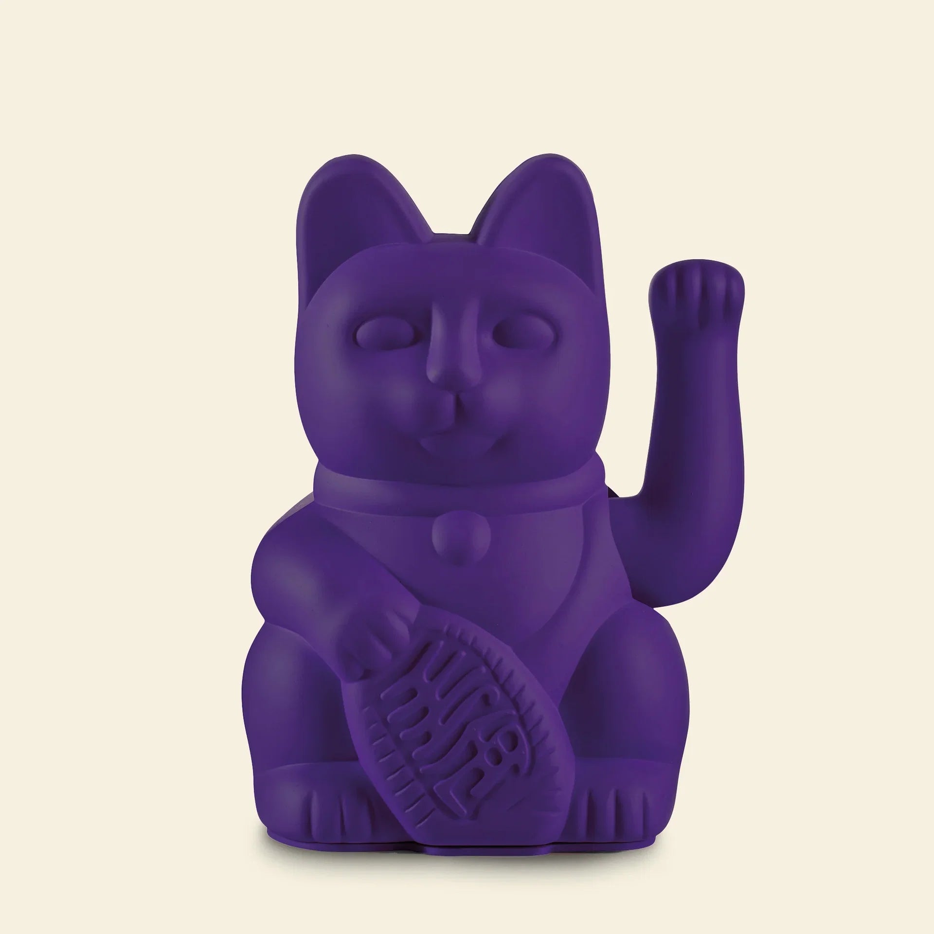 Purple Lucky Cat Maneki Neko