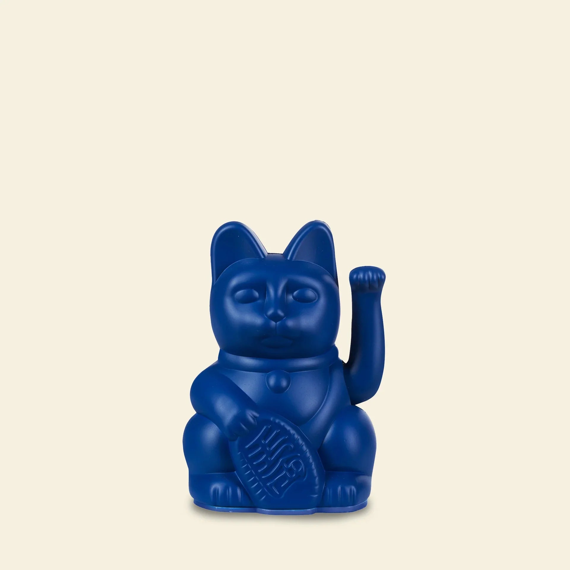 Mini Chat Chanceux Bleu Foncé – visuel produit