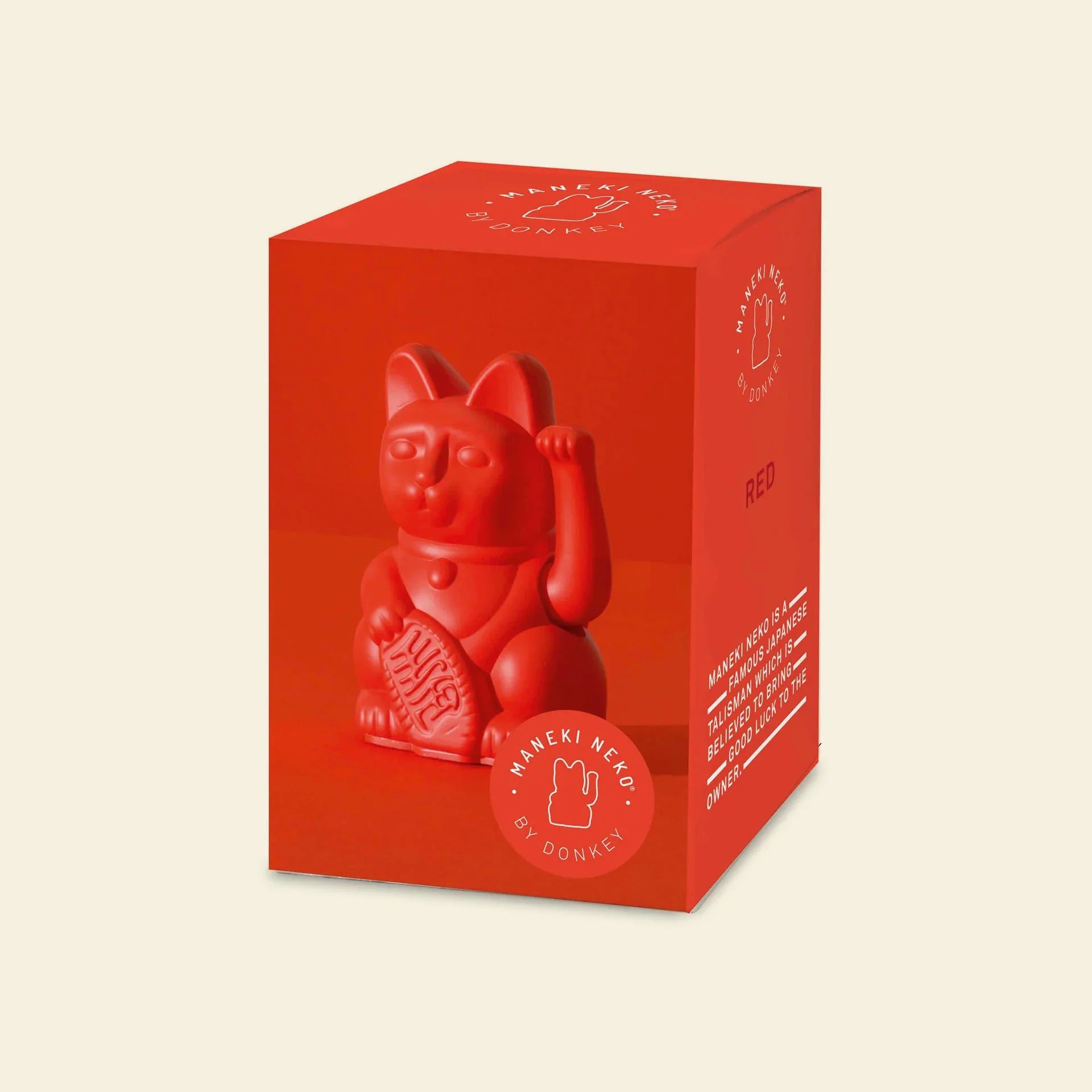 Mini Chat Chanceux Rouge – visuel produit