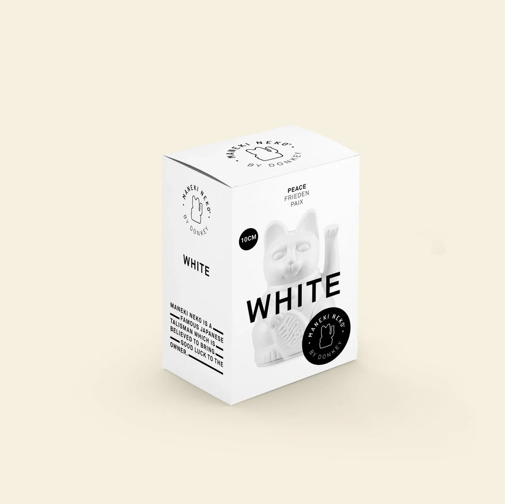 Mini White Lucky Cat