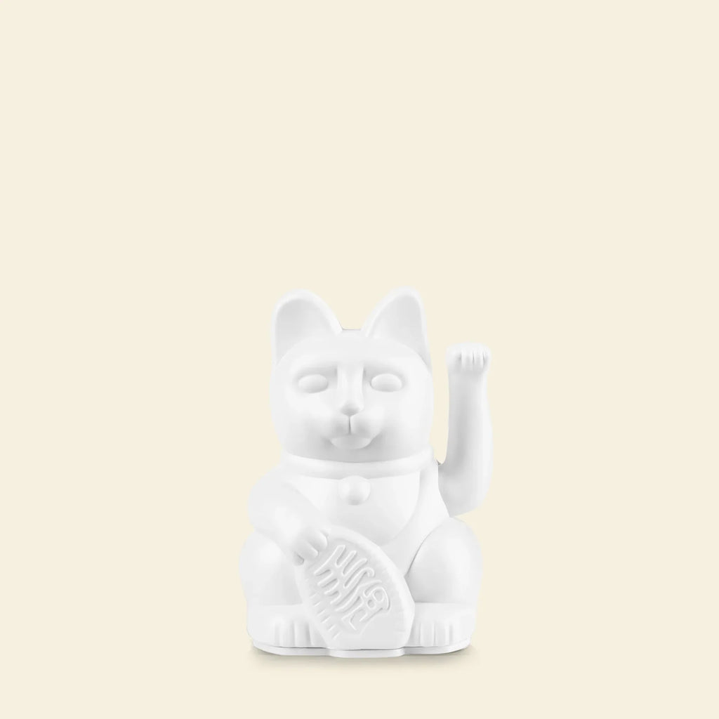 Mini White Lucky Cat
