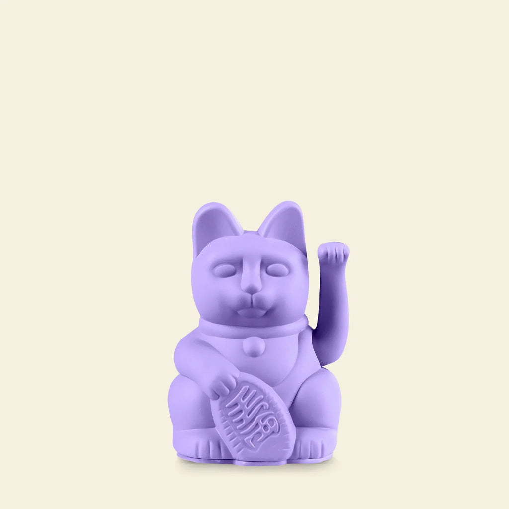 Mini Lilac Lucky Cat Maneki Neko