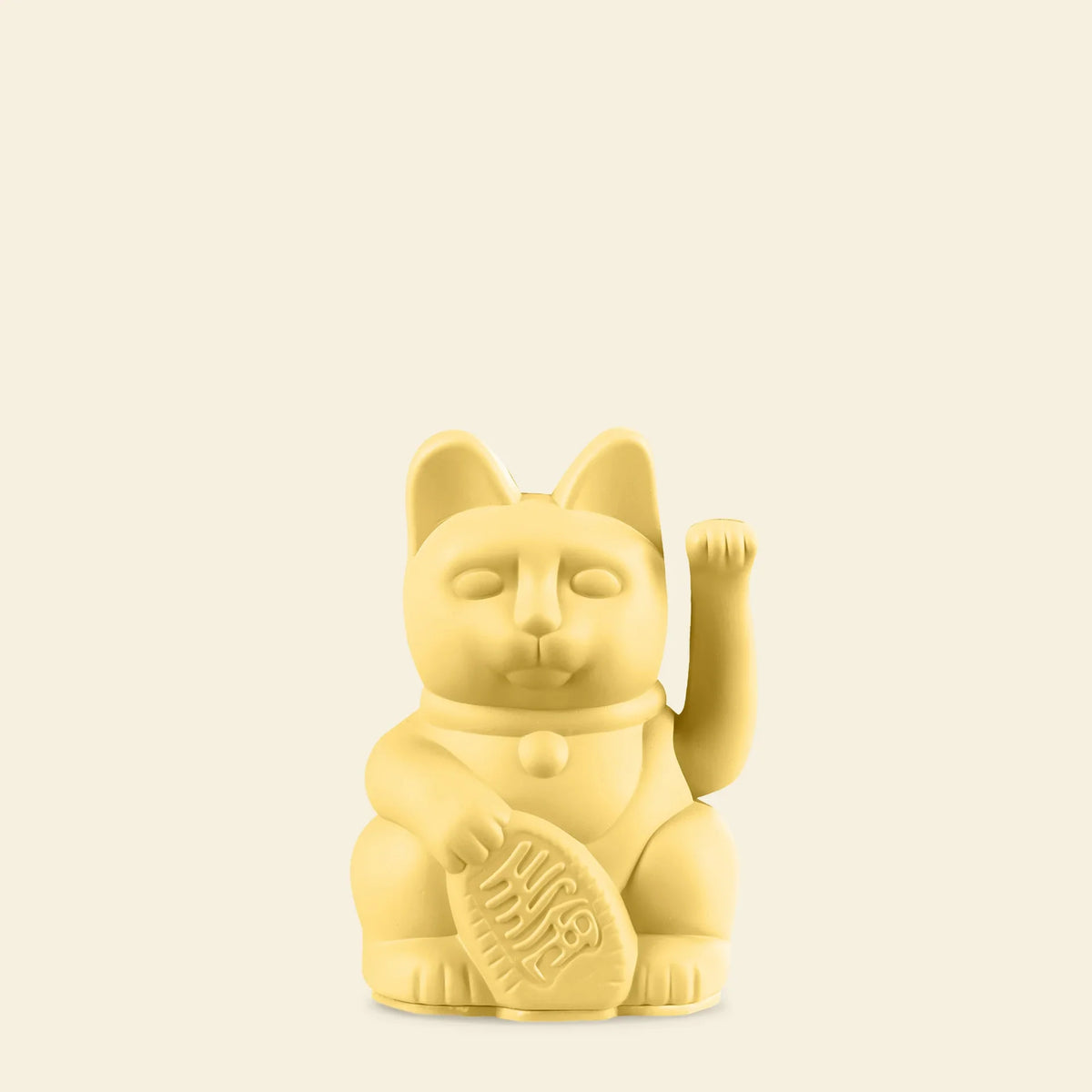 Mini Yellow Lucky Cat Maneki Neko