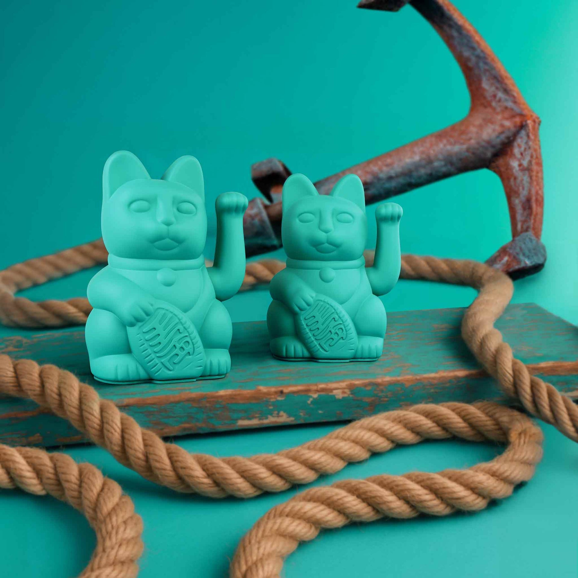 Lucky Turquoise Cat
