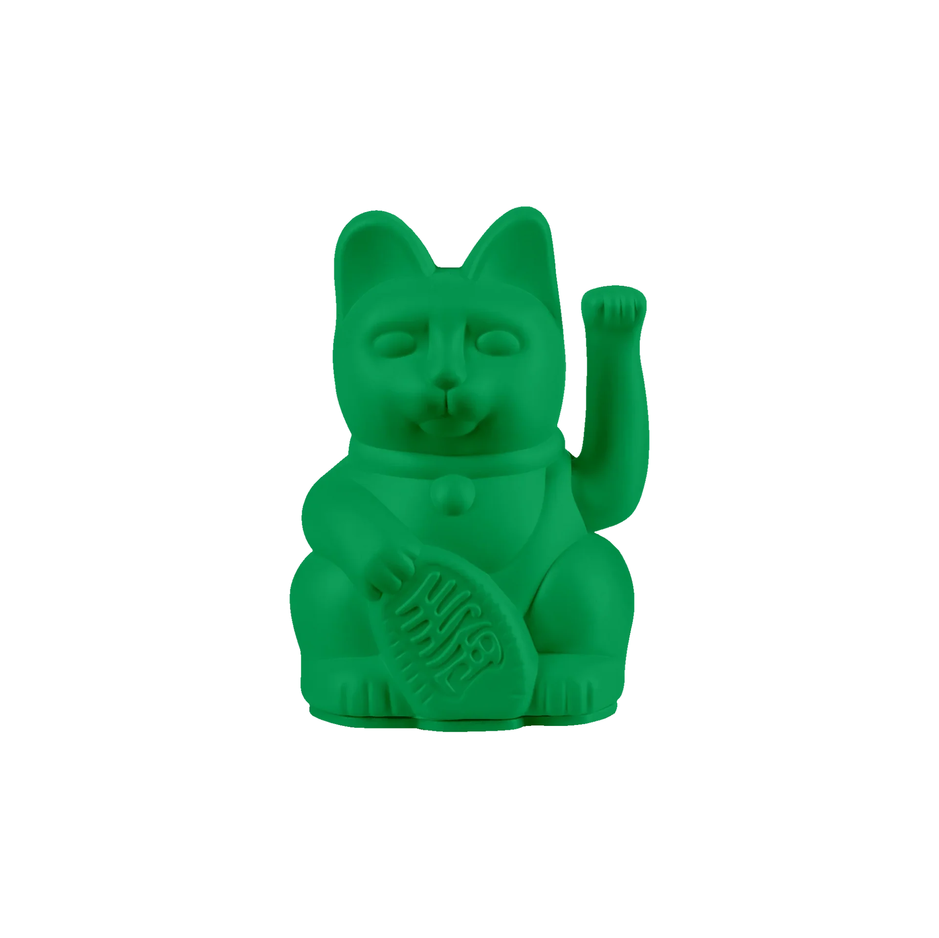 Mini Chat Chanceux Vert Vif - le Chat Chanceux