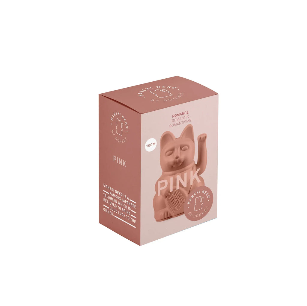 Mini Chat Chanceux Rose - le Chat Chanceux