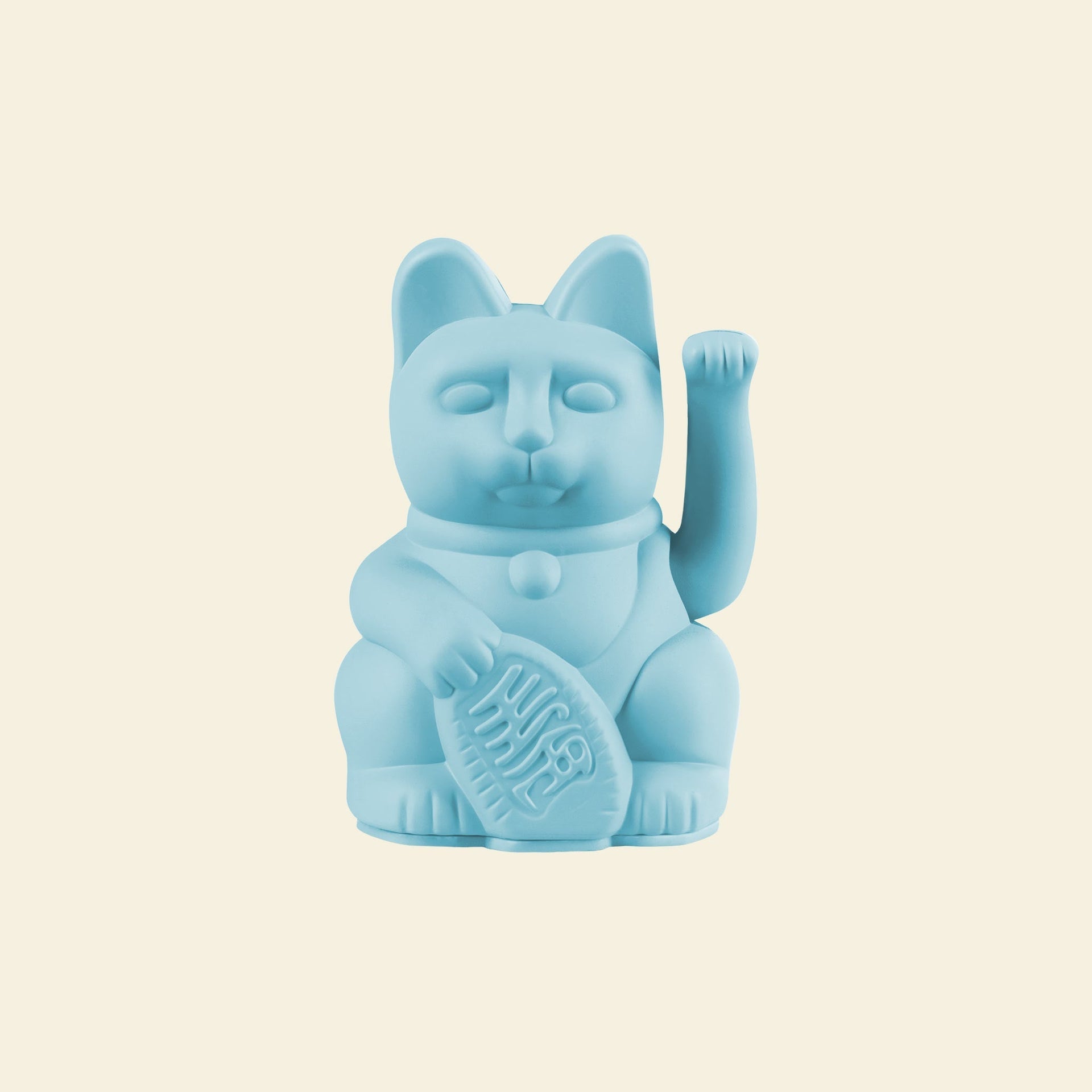 Mini Chat Chanceux Bleu Clair