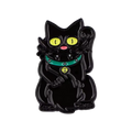 pins chat chanceux noir snowball lcc