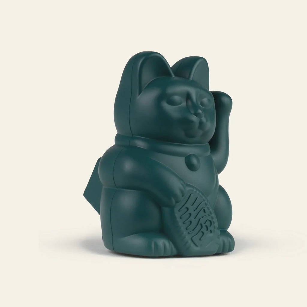 Mini gatto portafortuna verde solare