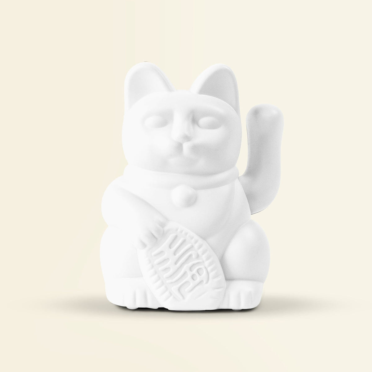Mini Lucky Solar Weiße Katze „Shiora“
