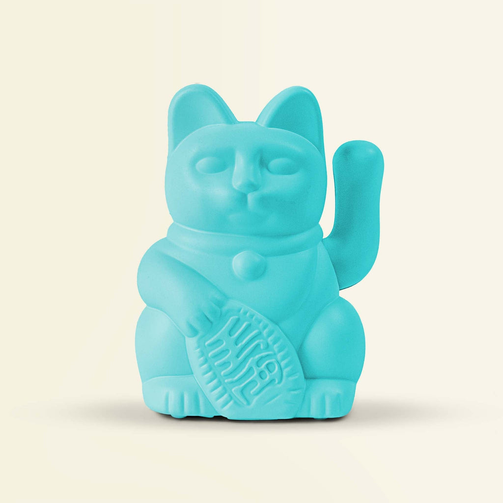 Mini Lucky Solar Türkis Katze "Miko"