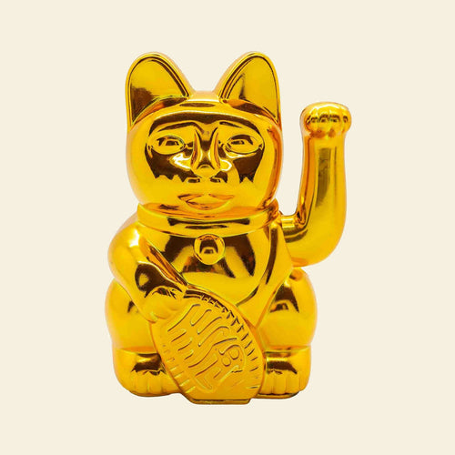 Gato de la Suerte Cosmic Edition Mars Shiny Copper - Maneki Neko, solar - vue principale - Donkey