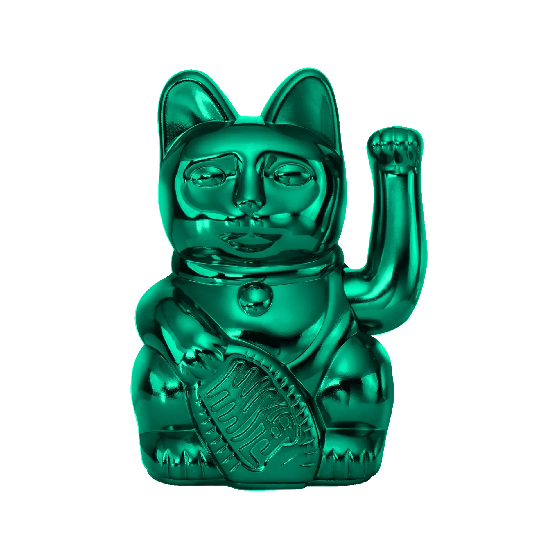 Chat Chanceux Vert Brillant - Cosmic Edition - le Chat Chanceux