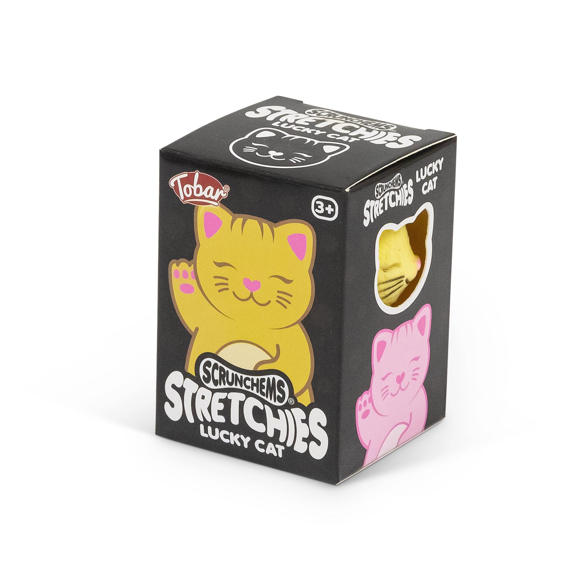 SCRUNCHEMS ÉTIRE LE CHAT PORTE-BONHEUR
