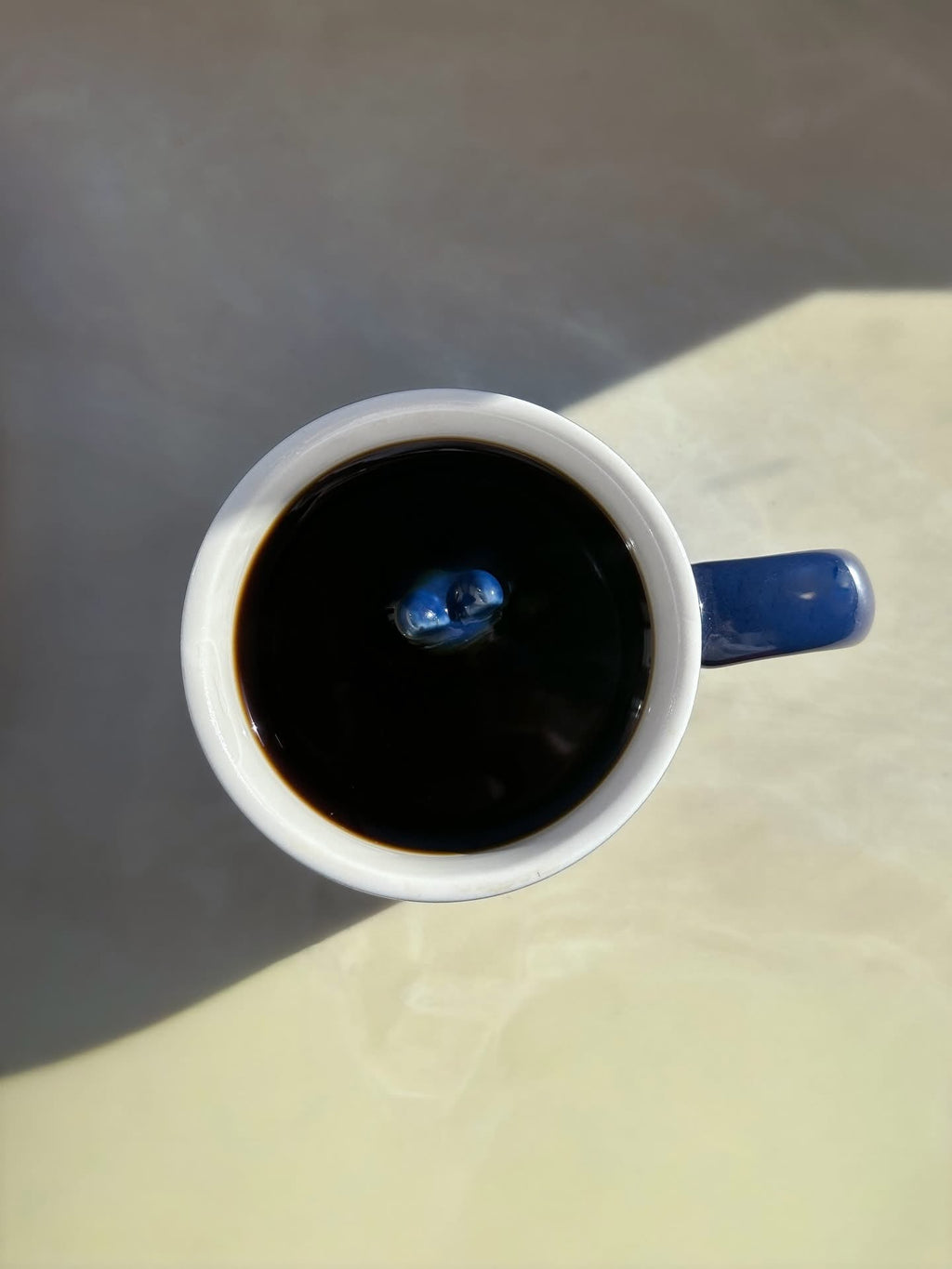 Dark Blue Lucky Cat Mug