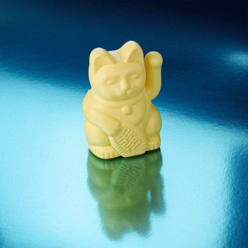 Mini Lucky Gatto Solare Giallo