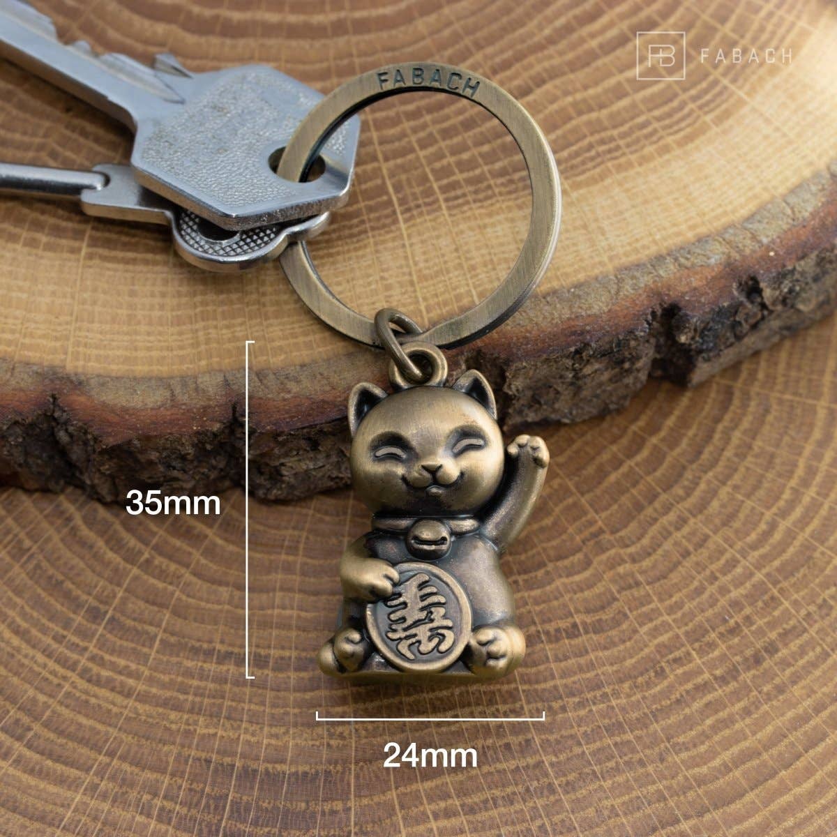 porte-cles-chat-chanceux-maneki-neko-fabach 