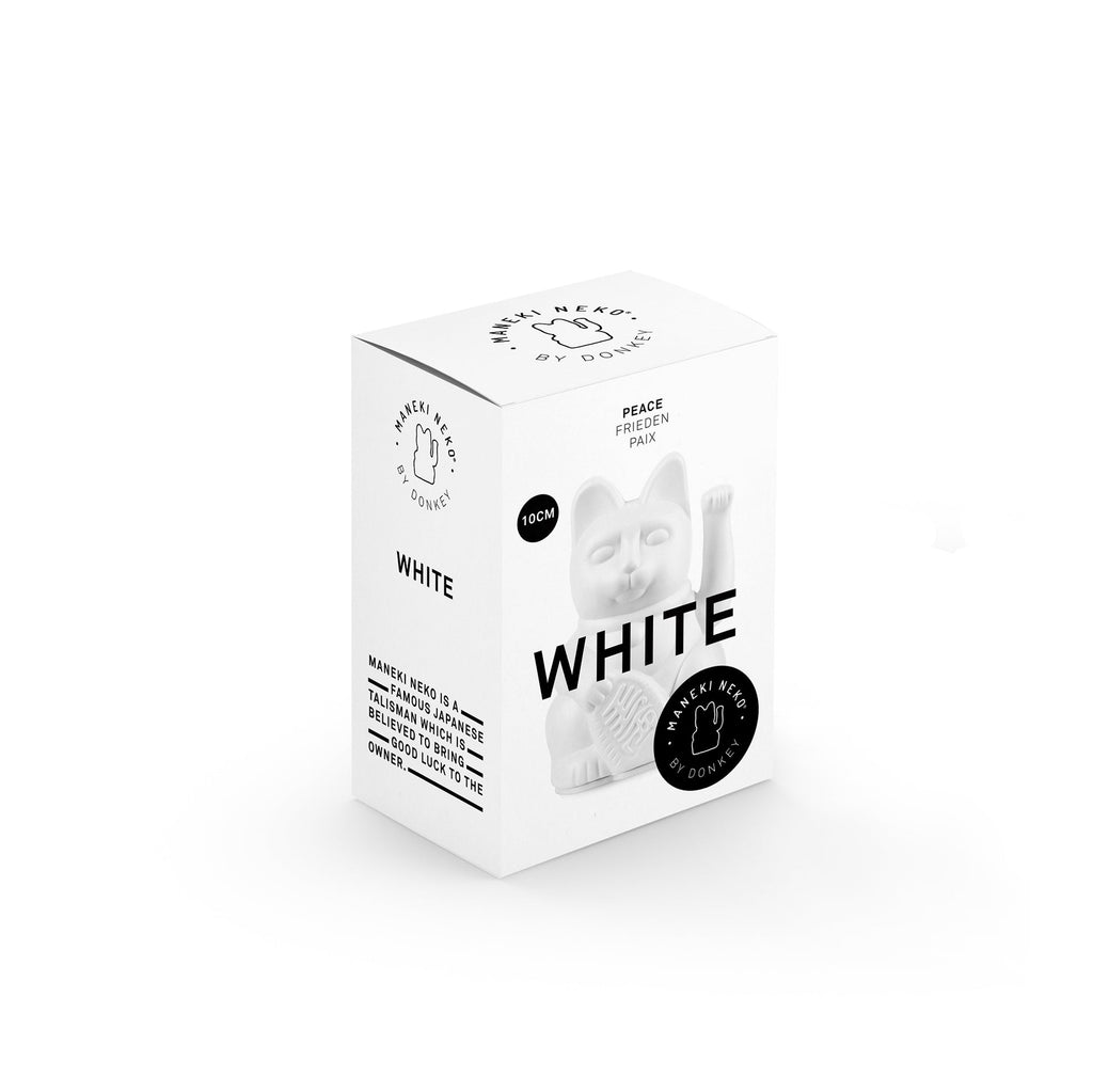 Mini White Lucky Cat