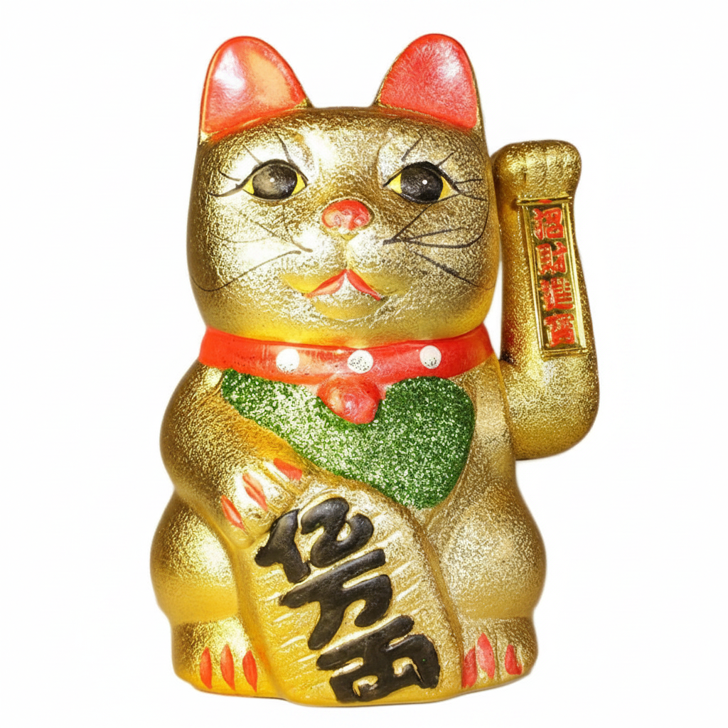 Gato de la Suerte Dorado Classique