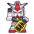 pins chat chanceux robot gundam