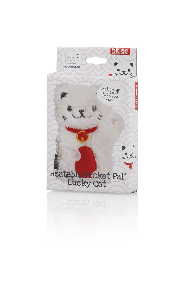 Pocket Pal Chat Chanceux - Maneki Neko, kawaii - variante ou détail - Bitten