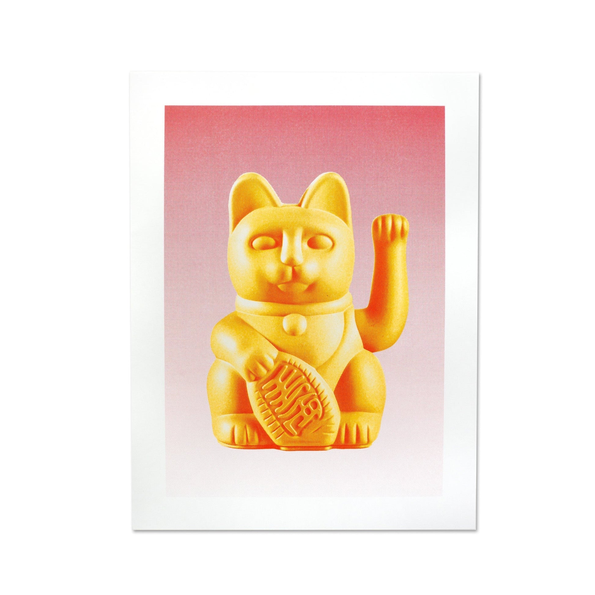 Artprint Chat Chanceux Pêche - le Chat Chanceux