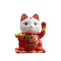 tirelire chat chanceux rouge lcc