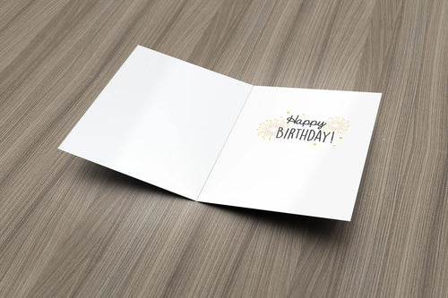 Carte d'Anniversaire Chat Chanceux
