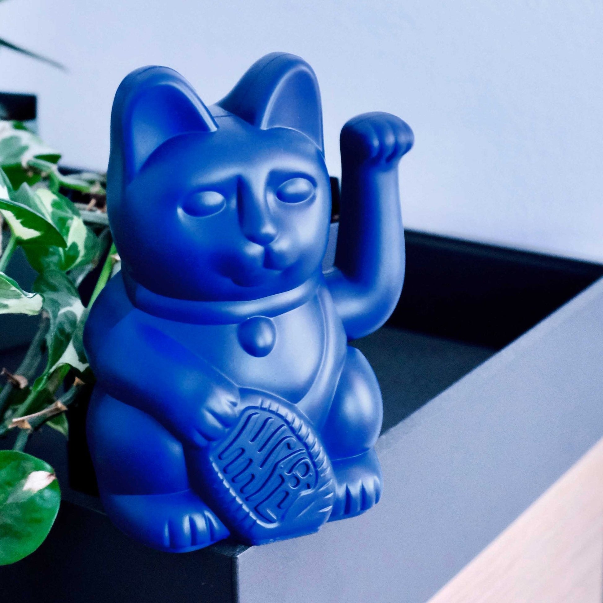 Chat Chanceux Bleu Foncé - le Chat Chanceux