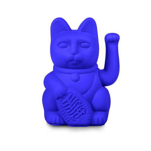 Chat Chanceux Bleu Royal - Maneki Neko - vue principale - Donkey