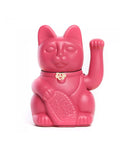 Chat Chanceux Rouge Violet - Maneki Neko - vue principale - Diminuto-cielo